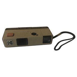Vintage Kodak Hawkeye Pocket Instamatic Camera 110 Strap 1970s Retro Has Film